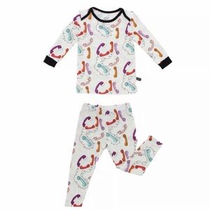 Sz 5T NWT Peregrine Kidswear Retro Phones Bamboo pj set